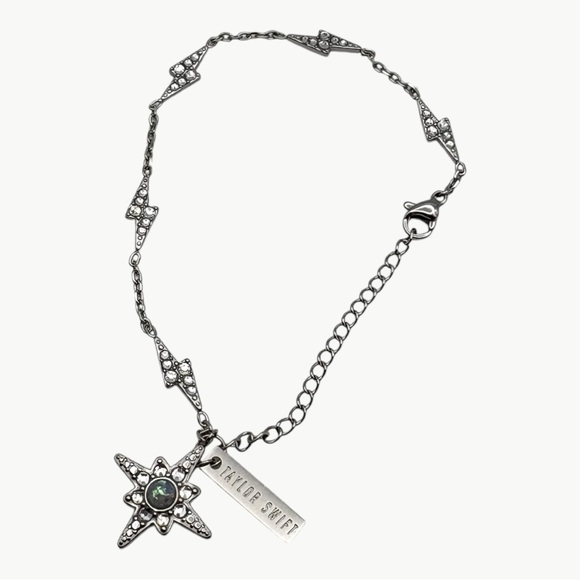 NIB Taylor Swift It’s Beautiful Opalite Star Charm Collectible Bracelet | Silver - Picture 11 of 12